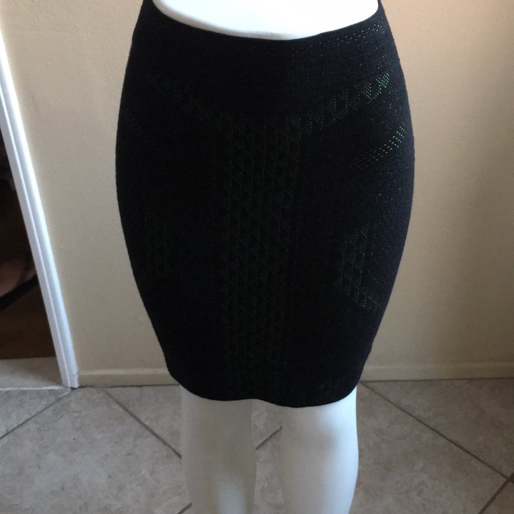 Black and Green short skirt